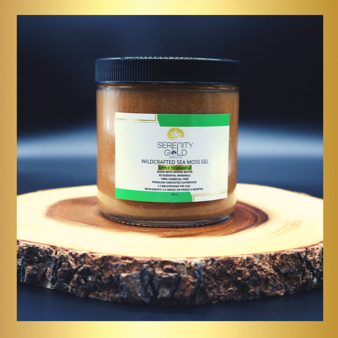 Wildcrafted Sea Moss Gel - APPLE JAX (Apple Cinnamon) – Serenity