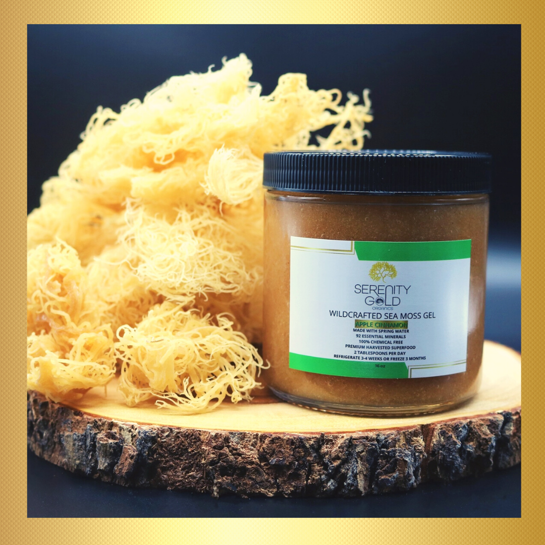 Wildcrafted Sea Moss Gel - APPLE JAX (Apple Cinnamon) – Serenity